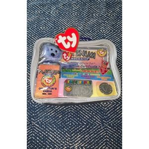 Beanie babies offical club membership bear coin collectors cards